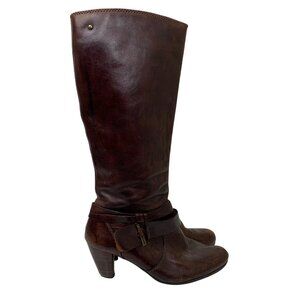 Pikolinos Verona Women’s Tall Boho Festival Leather Heeled Boots Sz 9.5 Western